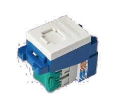 NRF3160W Cat.5e 網路資訊插座模組 原廠圖去背