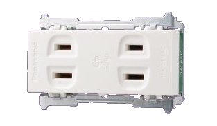 WNF1402W 雙插座（白色本體） 原廠圖去背