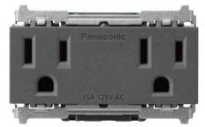 WNF151236MH SO-STYLE 5.5 mm²絞線用接地雙插座|霧灰色 原廠產品圖