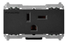 WNF3620MB SO-STYLE 2P20A接地插座|霧黑色 原廠產品圖